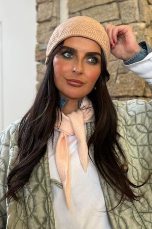 Balmoral Stretch Knit Headband Ballet /20=